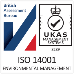 ISO 14001:2015 certification badge